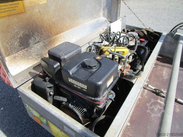 Roll off trailer UNSINN FZ-TECHNIK Absetzcontainer Anhänger+Teleskop+Deckelmulde