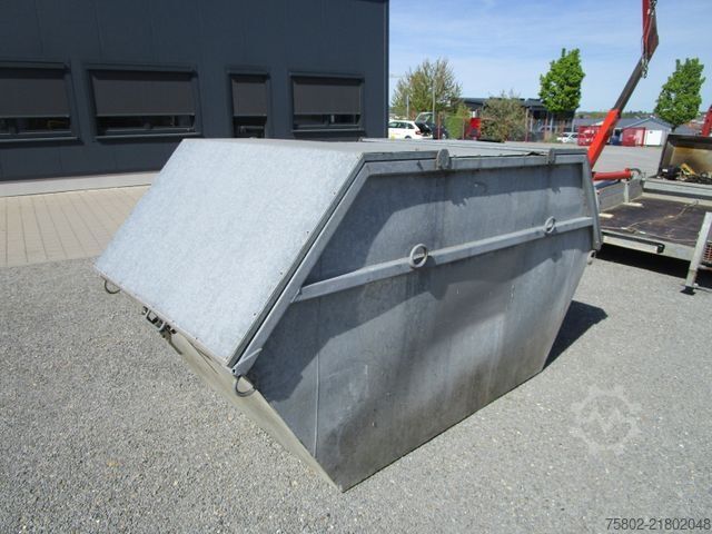 Roll off trailer UNSINN FZ-TECHNIK Absetzcontainer Anhänger+Teleskop+Deckelmulde
