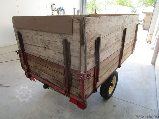 Open trailer  Lanwirtschaftlicher 1-Achs Anhänger