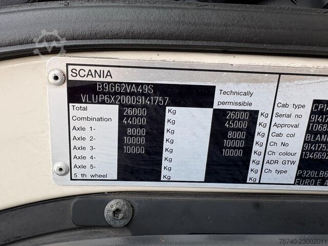 Scania P 320 + BDF-System + 6x2 + 26 t + Liftachse + Schaltgetriebe + Euro 5 TR2061 Scania P 320 + BDF SYSTEEM + 6X2 + 26 t + LIFT AXLE + ...