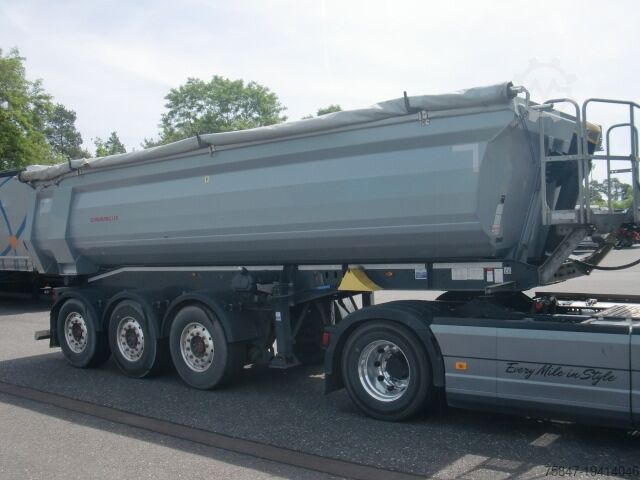 Tipper semi-trailer Schwarzmüller K-Serie 25 m³ Liftachse Alufelgen HARDOX