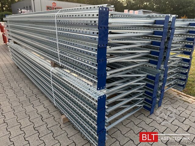 Heavy duty shelf ca. 14 lfm Palettenregale H: 450cm Fachlast: 3000 kg , 45 Palettenplätze