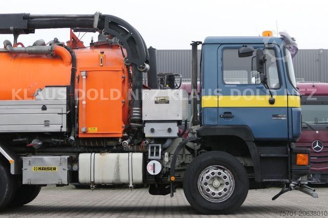 Vacuum tank truck MAN 26.402 Saugwagen Kamera Blattgefedert