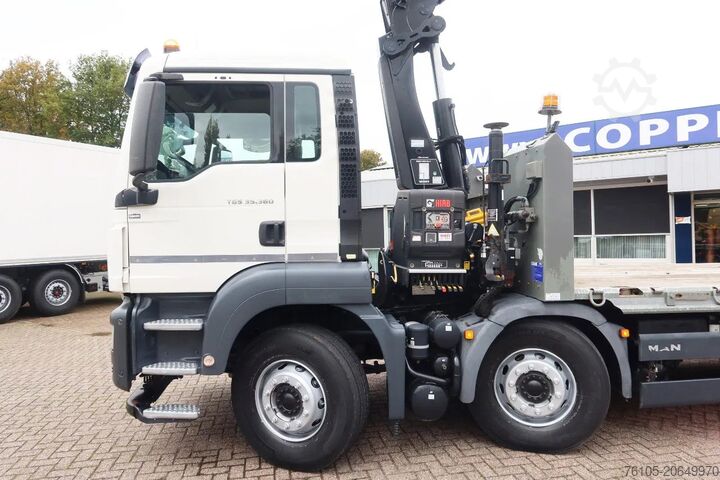 Crane MAN TGS 35.360 Kraanwagen + oprijwagen Hiab 228 E3