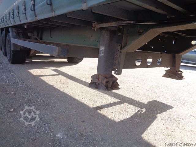 Open semitrailer with tarp KÖGEL S24-1 Mega 435/50 R19,5 Liftachse SAF