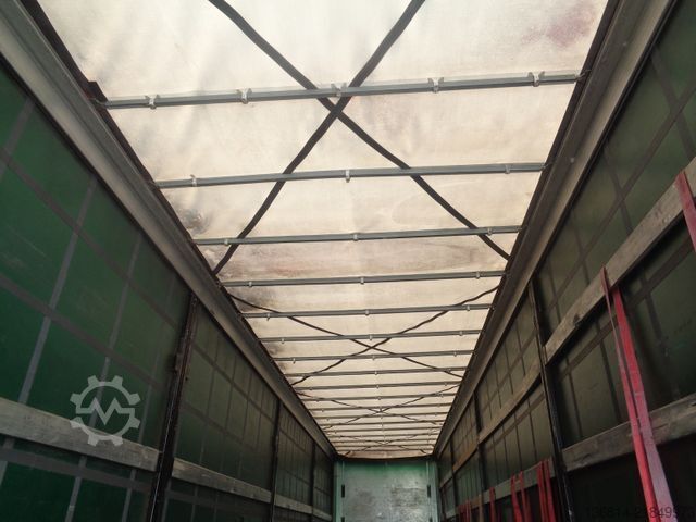 Open semitrailer with tarp KÖGEL S24-1 Mega 435/50 R19,5 Liftachse SAF