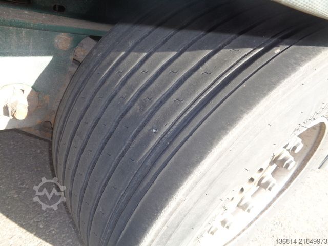 Open semitrailer with tarp KÖGEL S24-1 Mega 435/50 R19,5 Liftachse SAF