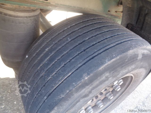 Open semitrailer with tarp KÖGEL S24-1 Mega 435/50 R19,5 Liftachse SAF