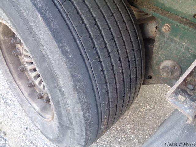Open semitrailer with tarp KÖGEL S24-1 Mega 435/50 R19,5 Liftachse SAF