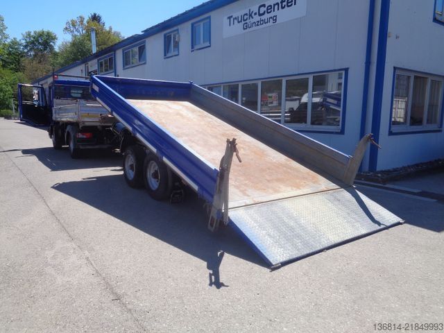 Three-way tipper trailer Münz Tandemkipper 11.000 kg Absenkkipper