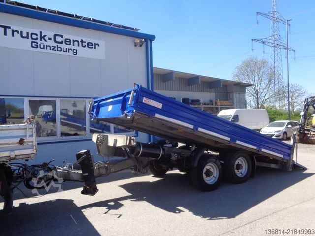 Three-way tipper trailer  Münz Tandemkipper 11.000 kg Absenkkipper