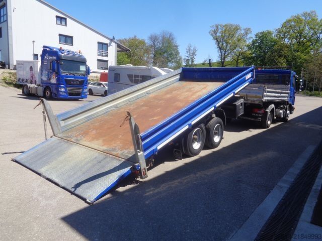 Three-way tipper trailer  Münz Tandemkipper 11.000 kg Absenkkipper