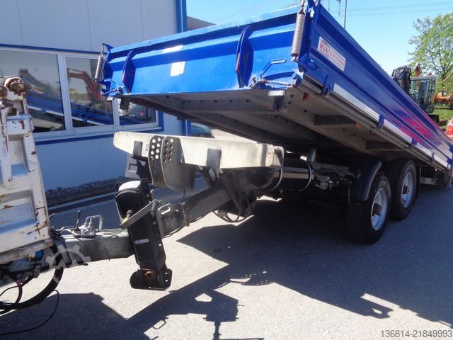 Three-way tipper trailer  Münz Tandemkipper 11.000 kg Absenkkipper