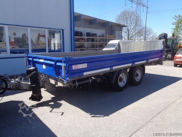 Three-way tipper trailer  Münz Tandemkipper 11.000 kg Absenkkipper