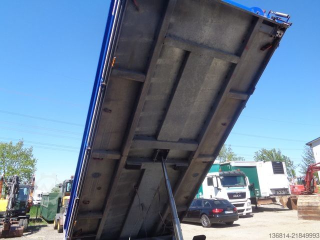 Three-way tipper trailer  Münz Tandemkipper 11.000 kg Absenkkipper