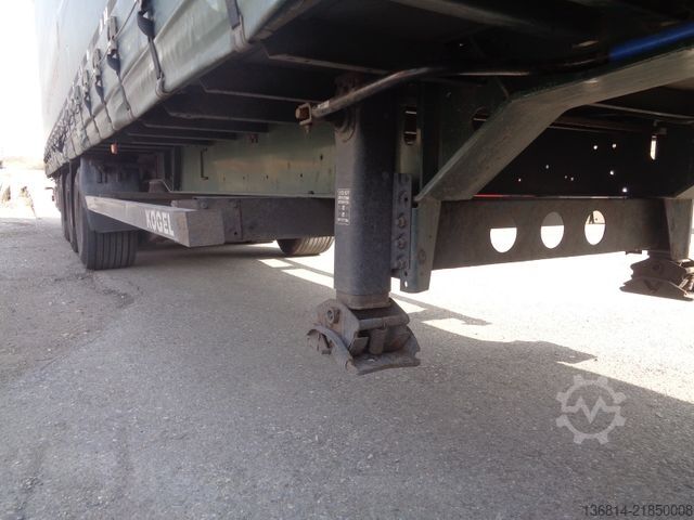 Open semitrailer with tarp KÖGEL S24-1 Mega 435/50 R19,5 Liftachse SAF