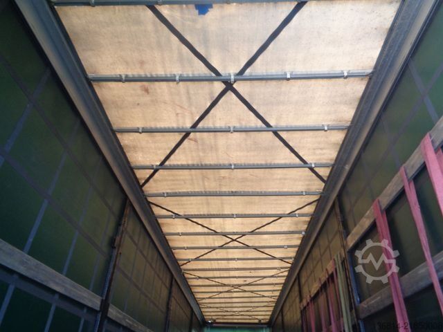 Open semitrailer with tarp KÖGEL S24-1 Mega 435/50 R19,5 Liftachse SAF