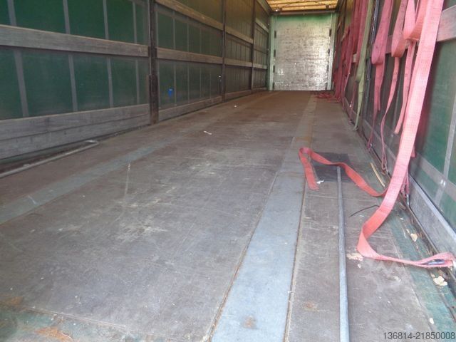 Open semitrailer with tarp KÖGEL S24-1 Mega 435/50 R19,5 Liftachse SAF