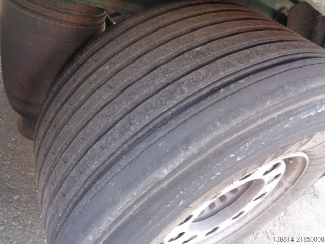 Open semitrailer with tarp KÖGEL S24-1 Mega 435/50 R19,5 Liftachse SAF