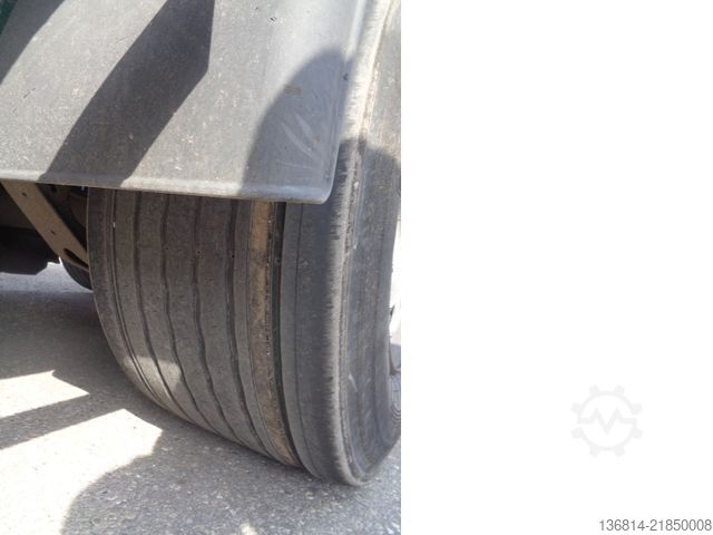 Open semitrailer with tarp KÖGEL S24-1 Mega 435/50 R19,5 Liftachse SAF
