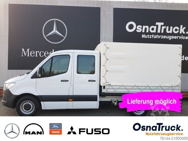 Curtain sider van MERCEDES-BENZ Sprinter 314 CDI DOKA Pritsche/Plane Klima,Tempo