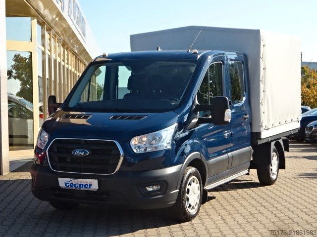 Curtain sider van FORD Transit Doka Pritsche L2 Trend 130PS Plane SHZ