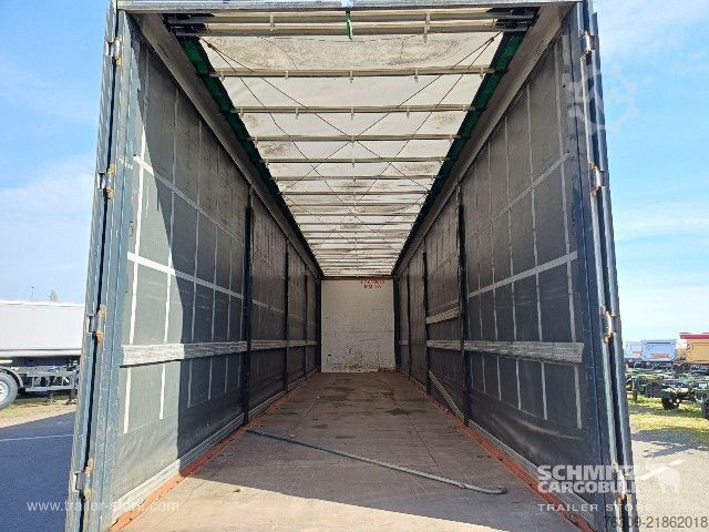 Open semitrailer with tarp Berger Curtainsider Mega