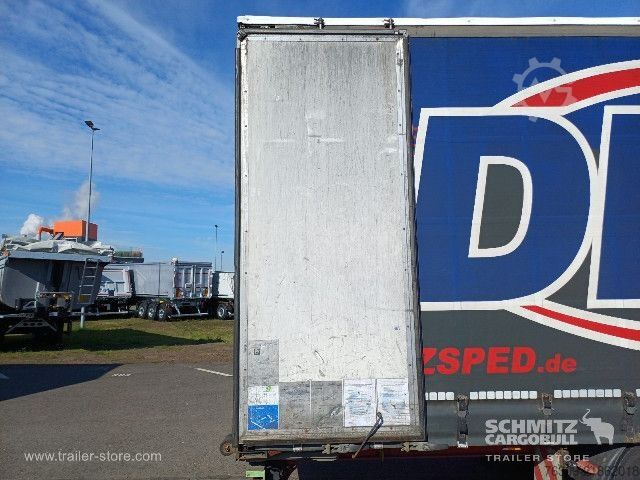Open semitrailer with tarp Berger Curtainsider Mega