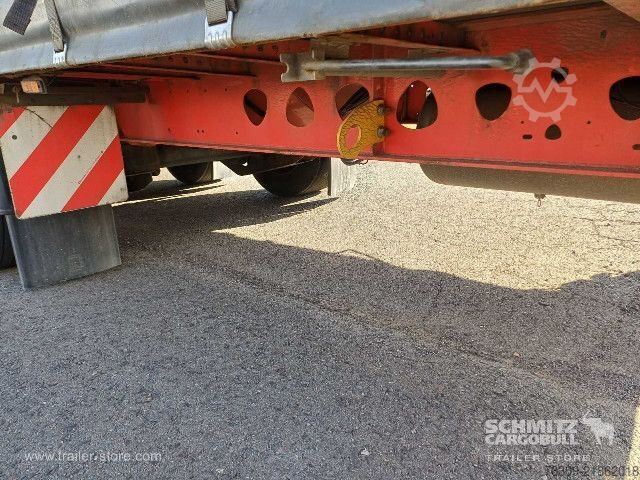 Open semitrailer with tarp Berger Curtainsider Mega