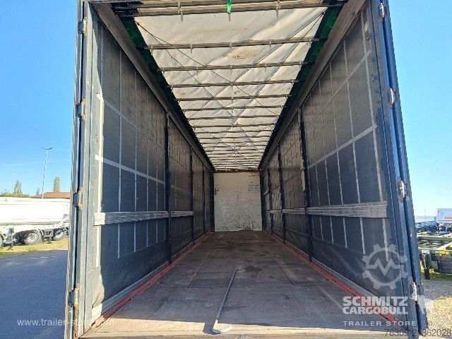 Open semitrailer with tarp Berger Curtainsider Mega