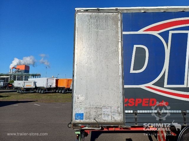 Open semitrailer with tarp Berger Curtainsider Mega