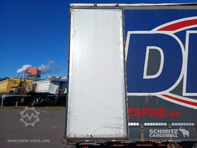 Open semitrailer with tarp Berger Curtainsider Mega