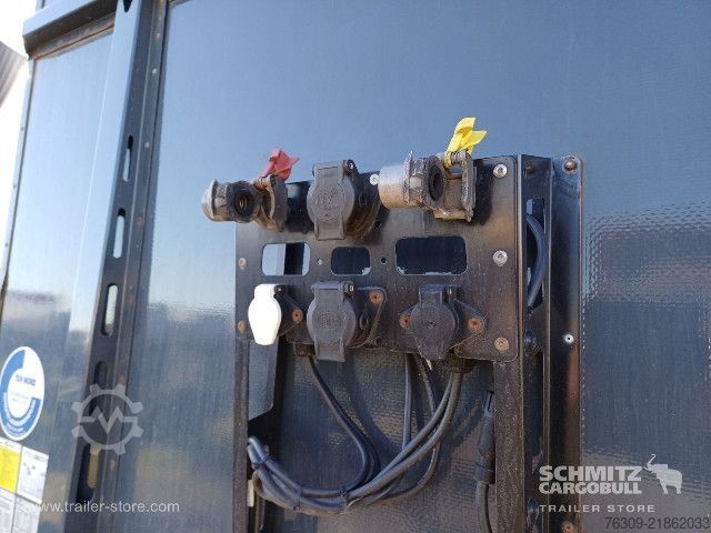 Open semitrailer with tarp Berger Curtainsider Mega