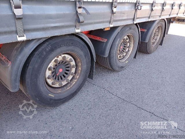 Open semitrailer with tarp Berger Curtainsider Mega