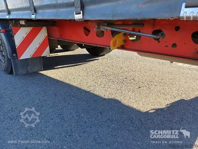 Open semitrailer with tarp Berger Curtainsider Mega
