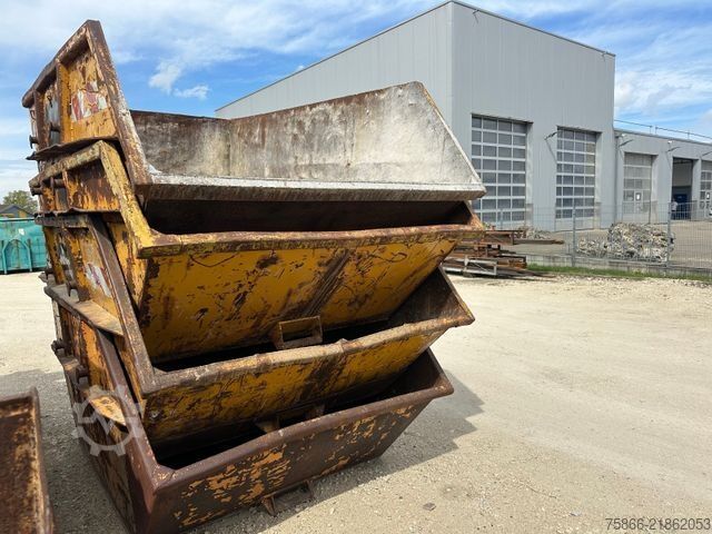 Skip truck  4xAbsetzcontainer 5,5cbm offen