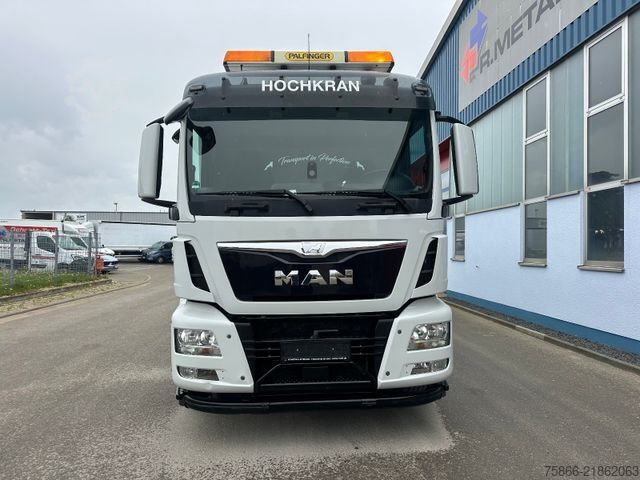 Truck mounted crane MAN 26.480 TGS BLL 6x2 Palfinger PK 34.002 SH FlyJib
