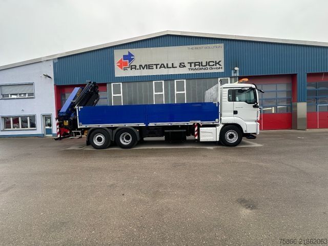 Truck mounted crane MAN 26.480 TGS BLL 6x2 Palfinger PK 34.002 SH FlyJib
