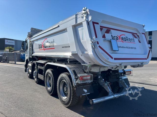 Tipper truck VOLVO FMX 500 8X4 Hinterkipper SchmitzCargobull 16,2m3