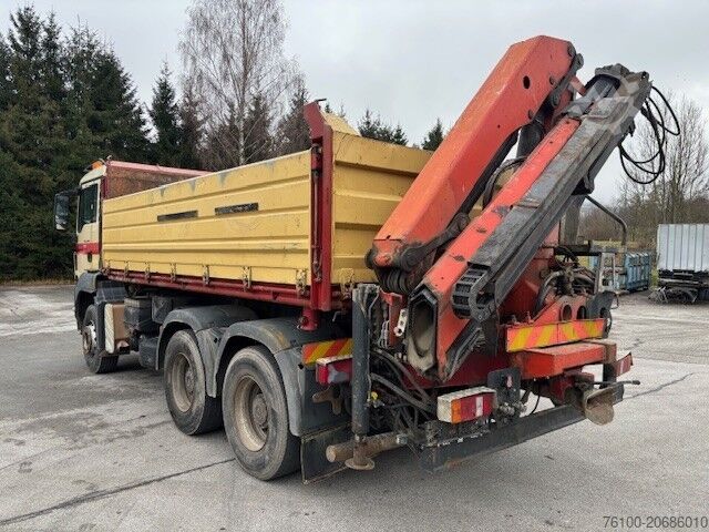 Three-way tipper truck MAN TGS 33.440 Kipper+PK 15002