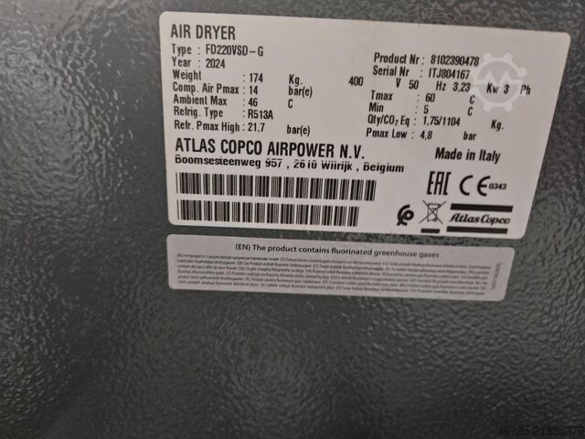 Piston compressor Atlas Copco GA55+