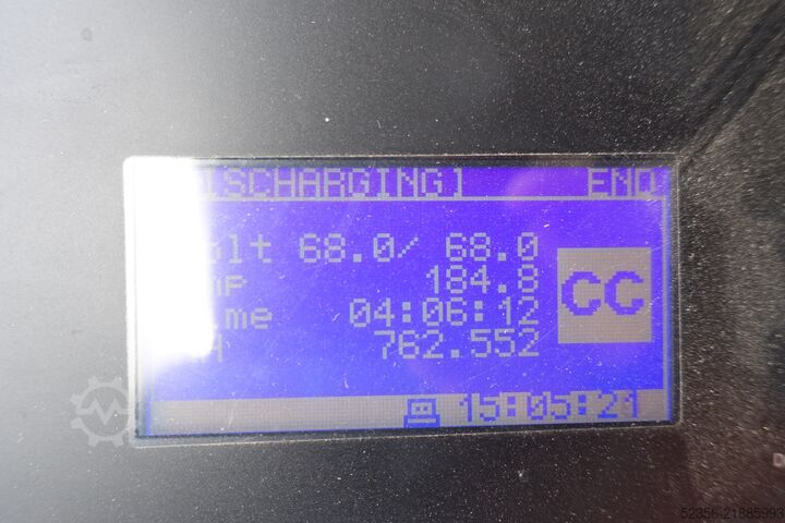 Forklift battery Linde 80v 6PzS930 81% Staplerbatterie