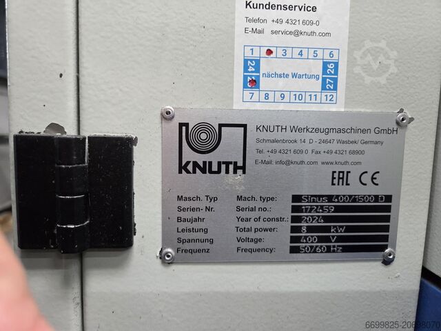 Mechanikerdrehmaschine Knuth SINUS 400/1500 D