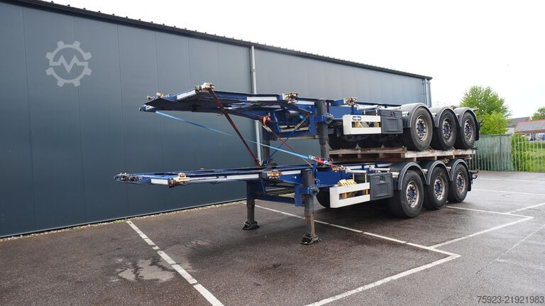 Container transportation Van Hool 20/30ft ADR container transport trailer