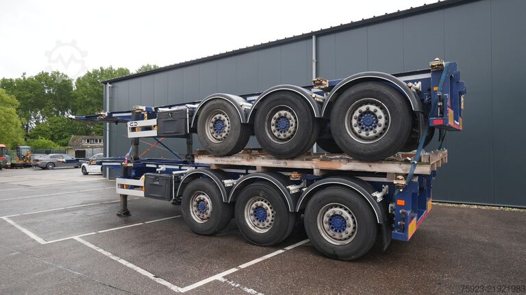 Container transportation Van Hool 20/30ft ADR container transport trailer