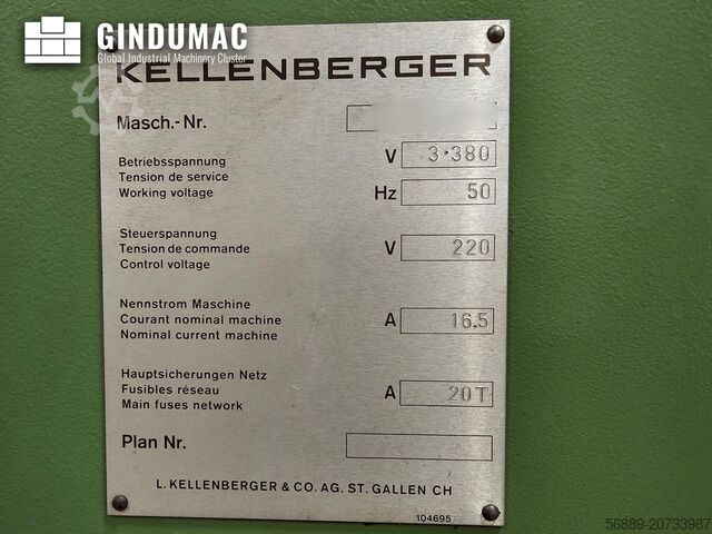 Cylindrical Grinding Machine KELLENBERGER R125 x 600