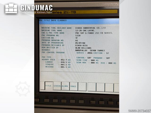 Horizontal-Drehmaschine ECOCA SJ-20