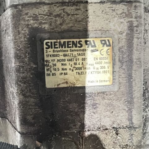 Motor SIEMENS 1FK6083-6AF71-1AG0