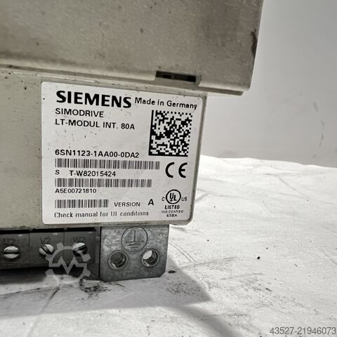 Electronics / Drive technology SIEMENS 6SN1123-1AA00-0DA2