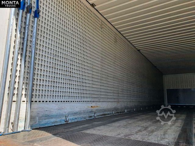 Box semitrailer KRONE Koffer Auflieger, BPW, Lochsystem, Liftachse 2x
